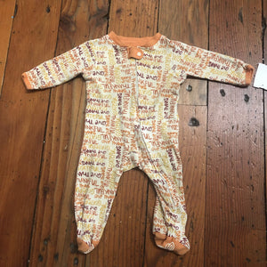 Cotton Pjs - 0-3M