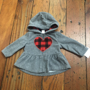 Fleece hoodie - 6M