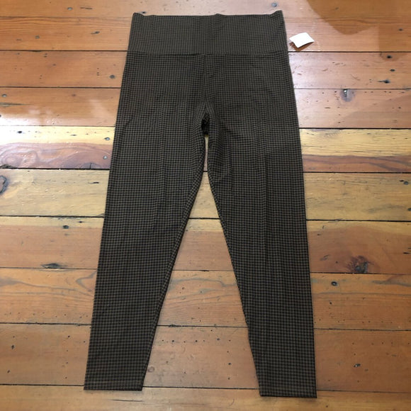 The Ultimate Before, During and After Leggings Chestnut Houndstooth - NWT - XL