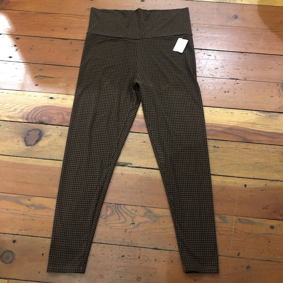 The Ultimate Before, During and After Leggings Chestnut Houndstooth - L