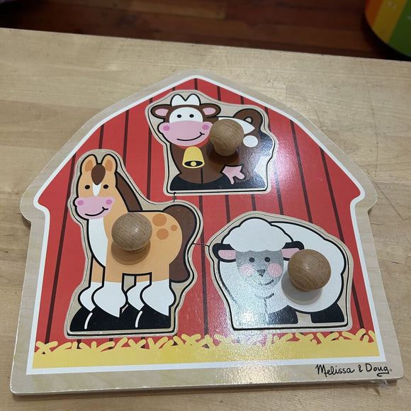 Melissa & Doug knob puzzle