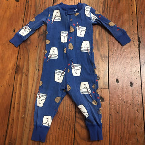 Organic footless PJs - 6-12M