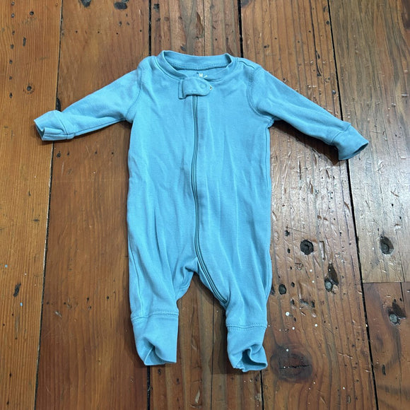 Footless Organic Cotton Pjs - nb