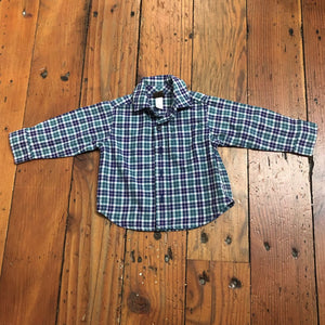 Button Down Shirt - 6-9M - like new