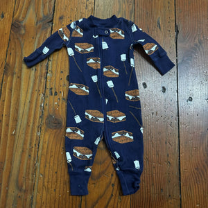 Organic footless PJs - 0-3M