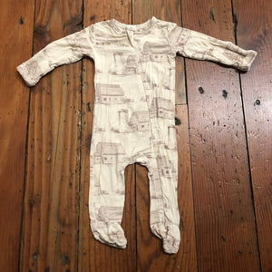 Bamboo PJs - piling - 3-6M