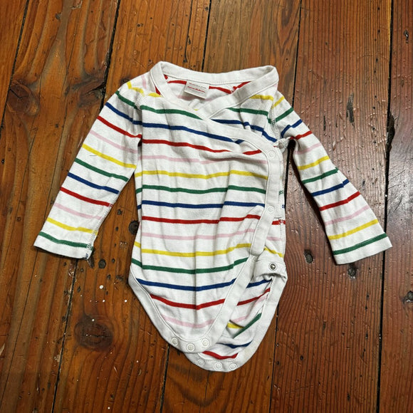 Organic Cotton Kimono Onesie - 6-12M