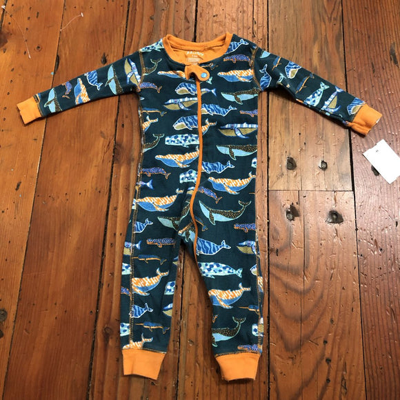 Footless Cotton Pjs - 3-6M