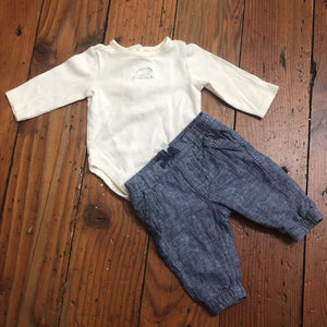 Onesie & Pants - 0-3M