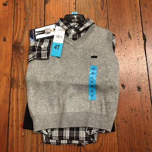 4pc Sweater Vest Set - 4T - NWT