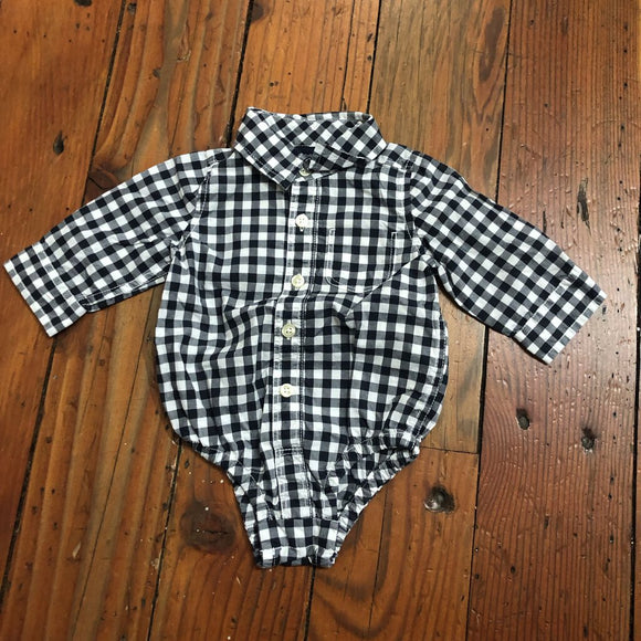 Collared onesie - 3-6M