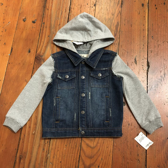 Hooded Denim Jacket - NWT - 3T