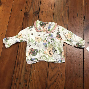 "Vintage" Linen Top - 2T