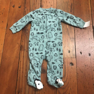 Fleece Pjs - 3-6M