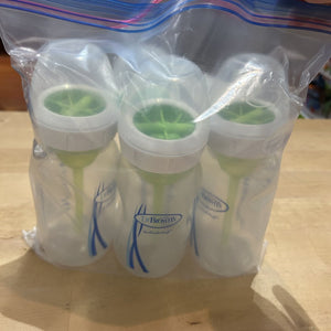 Dr. Brown's Wide Neck Bottle 3pk with extra parts