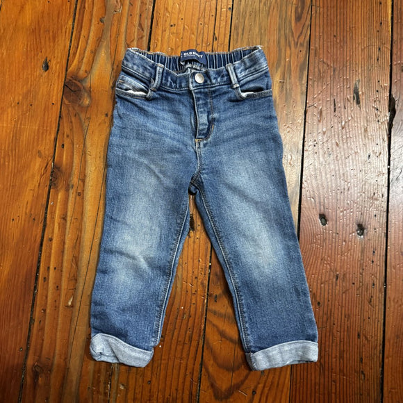 Adjustable Waist Boyfriend Jeans - 2T