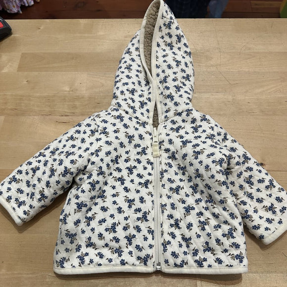 Hooded Reversible Jacket - approx 6M -small spot on pocket inside