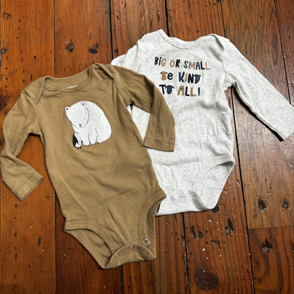 2pk Onesies - 9M