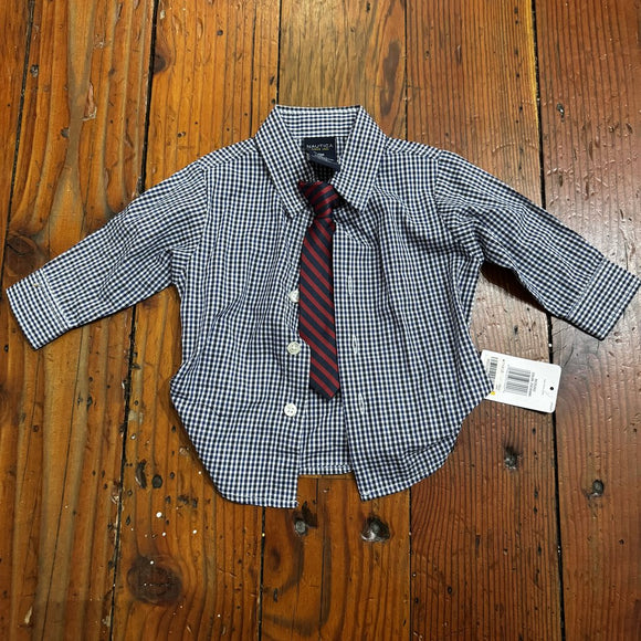 Shirt & Tie - NWT - 12m