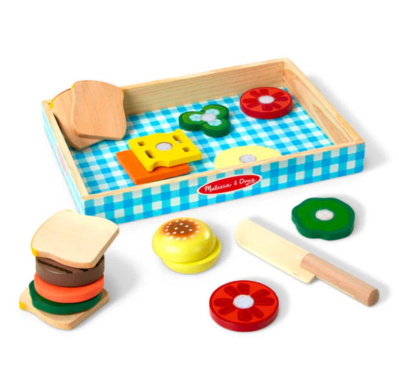 Sandwich Making Set - Wooden Play Food