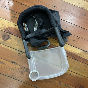 Inglesina Clip on chair with tray - removable cover needs a wash, but otherwise good condition