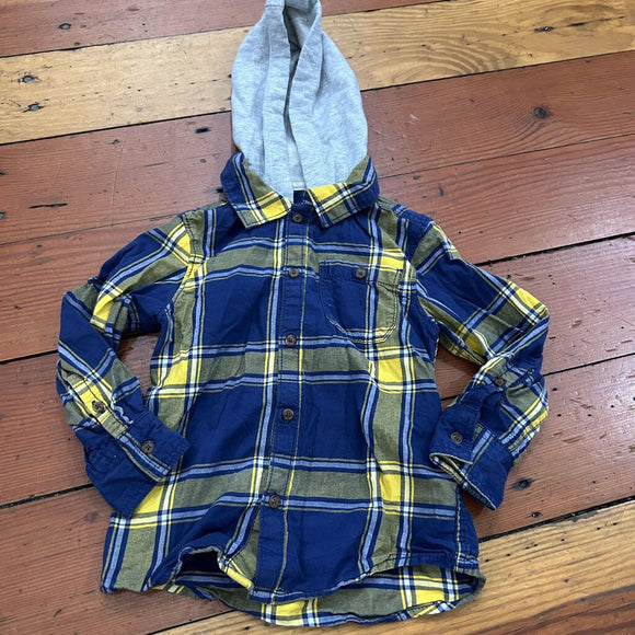 Hooded flannel - 4T