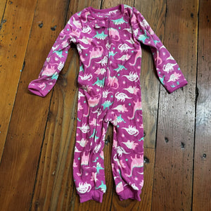 Footless Fleece Pjs - 3T