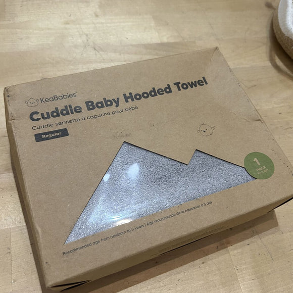 Cuddle baby hooded towel -New