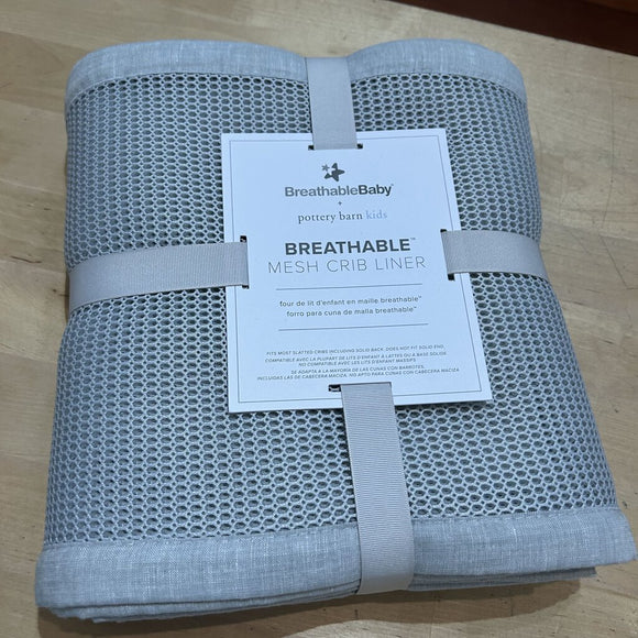 Pottery Barn Mesh Crib Liner - new