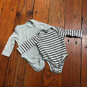 2pk Onesies - 0-3M