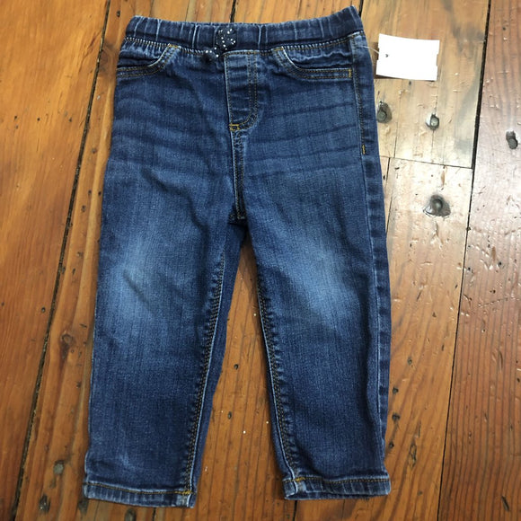 Elastic Waist Jeans - 18M