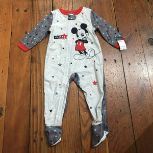 Fleece footed PJs - 24M