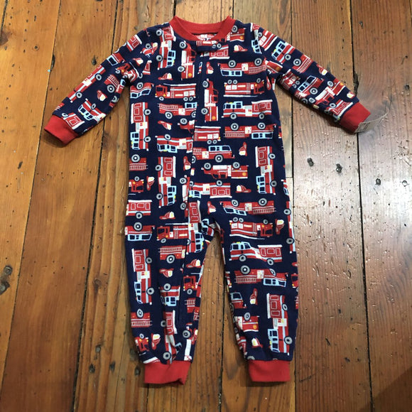 Fleece footed PJs - 24M