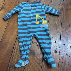 Fleece footed Pjs - 12M