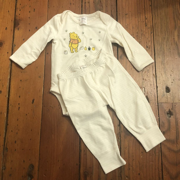 Organic Pima Cotton 2pc outfit - 3-6M