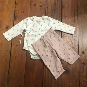 2pc Organic Cotton outfit - 0-3M