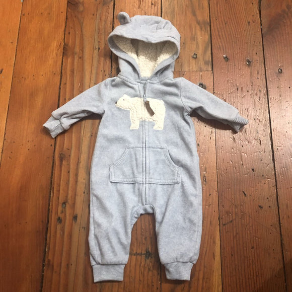 Hooded Fleece Jumpsuit - 3M