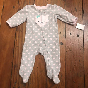 Fleece Pjs - 3-6M