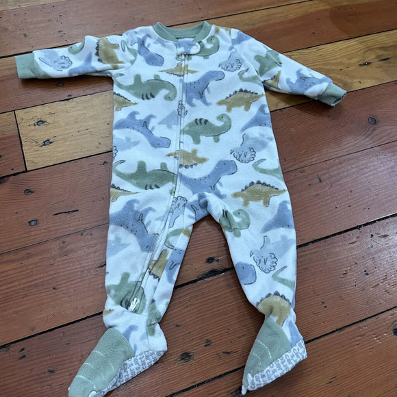 Fleece footed Pjs - 12M