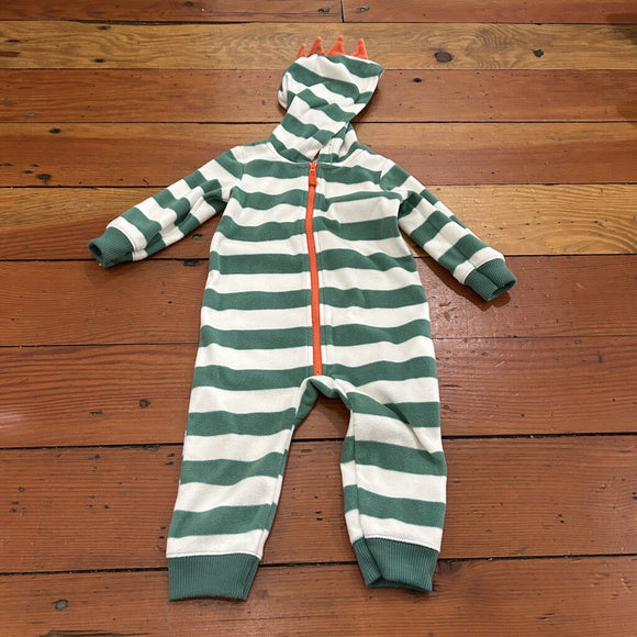 Hooded Fleece Jumpsuit - 12M