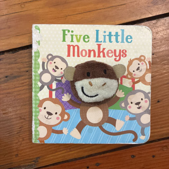 Five Little Monkeys Finger Puppet Book