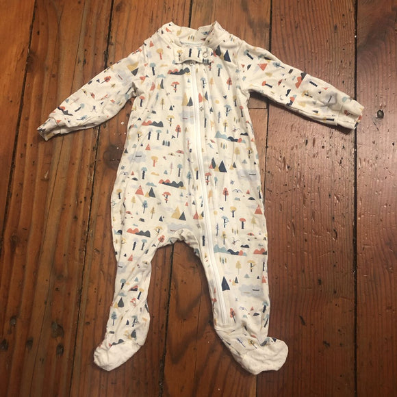 Bamboo Pjs - 0-3M