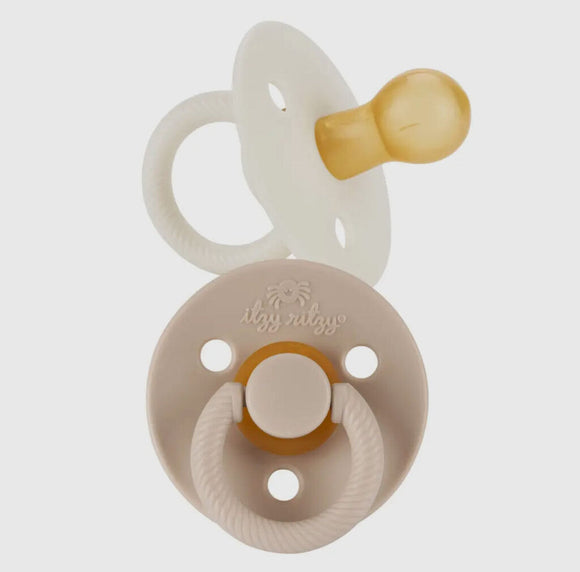 Itzy Soother Natural Rubber Pacifiers - 0-6M