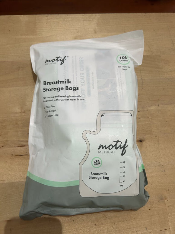 100 count breastmilks storage bags Motif - new