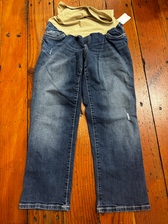 Maternity capri jeans - L