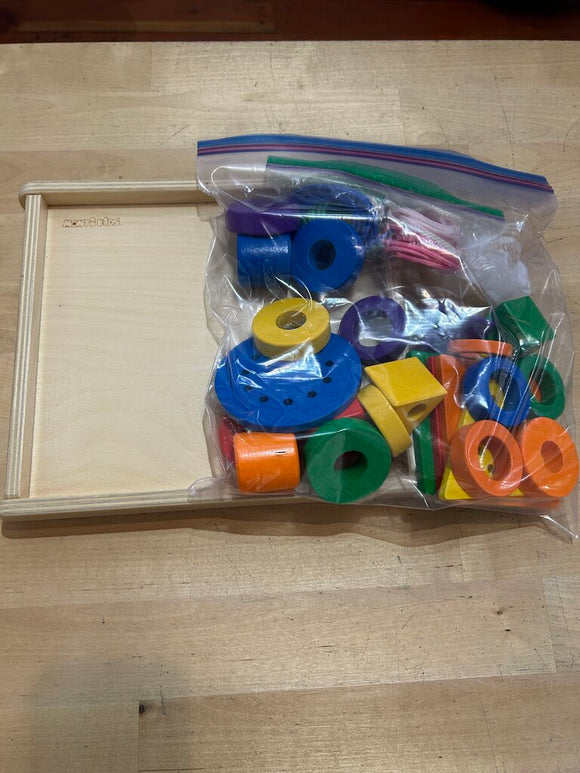 Set of 2 MontiKids LacingToys