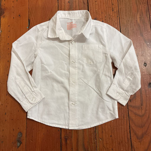 Button Down Shirt - 4T - tiny spot on pocket