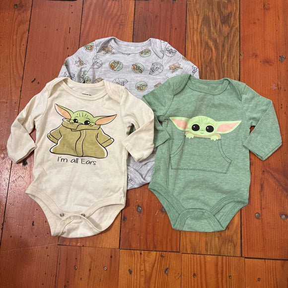 3pk Onesies - 0-3M