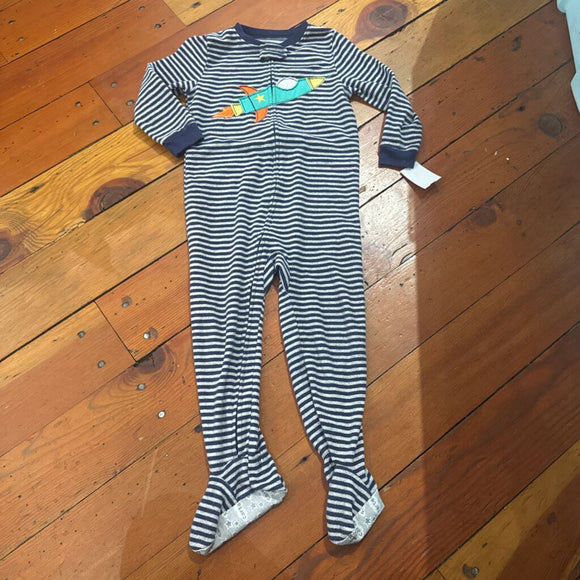 Fleece footed Pjs - 4T