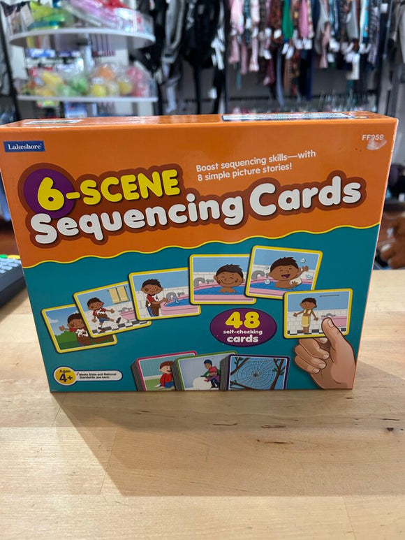 Lakeshore 6-Scene Sequencing Cards